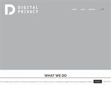 Tablet Screenshot of digitalprivacy.org